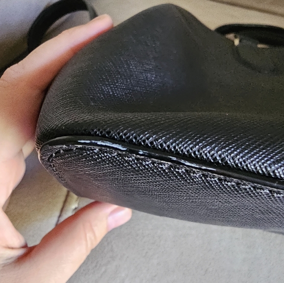 Kate Spade black saffiano leather crossbody shoulder bag - Picture 7 of 13